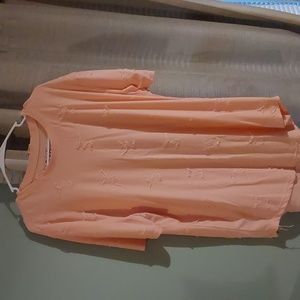 Mens 'distressed' tee